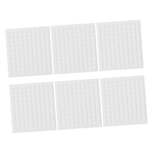 Gatuida 800Stücke Transparente Doppelseitige Klebepads Abnehmbares Klebeband Runde Klebstoffe für Bastelarbeiten und Dekoration von Gatuida