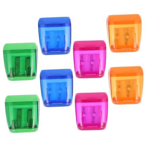 Gatuida 8Stücke Manuelle Bleistiftschärfer Praktische Kleine Handschärfer mit Deckel für Schule und Büro für Anfänger und Künstler aus Langlebigem Material Gatuida 8Stücke Manuelle Bleistiftschärfer Praktische Kleine Handschärfer mit Deckel für Schule und Büro für Anfänger und Künstler aus Langlebigem Material von Gatuida
