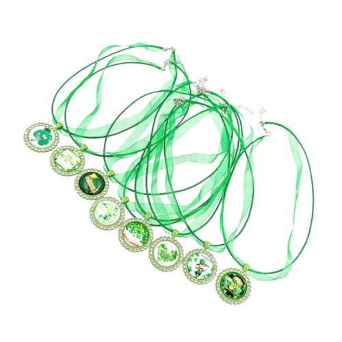 Gatuida 9 Stück Halskette für party zubehör partyzubehör kindergeschenke Kleinkind zierlich Reize st. Patrick's Day-Halsketten Halskette Zinklegierung Green Gatuida 9 Stück Halskette für party zubehör partyzubehör kindergeschenke Kleinkind zierlich Reize st. Patrick's Day-Halsketten Halskette Zinklegierung Green von Gatuida