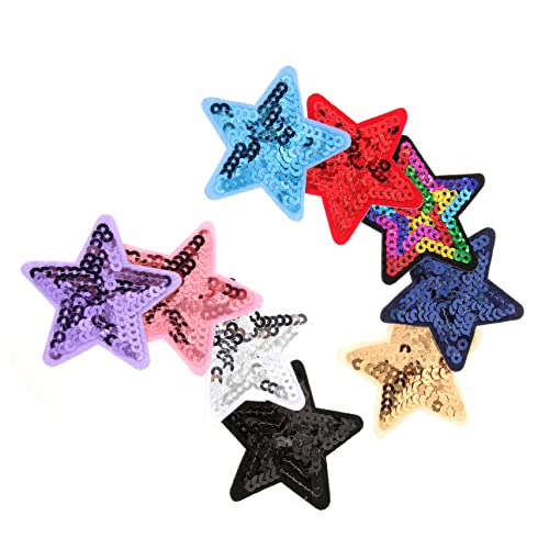 Gatuida 9 Stück Selbstklebende Pailletten Patches Teiliges Fünfzackigen Sternen für Kleidung Jeans Jacken und DIY Projekte Stilvolle Applikationen zur Reparatur und Dekoration Gatuida 9 Stück Selbstklebende Pailletten Patches Teiliges Fünfzackigen Sternen für Kleidung Jeans Jacken und DIY Projekte Stilvolle Applikationen zur Reparatur und Dekoration von Gatuida