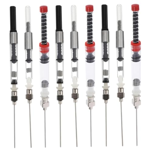Gatuida 9 Stück Teiliges Nachfüllset Füllfederhalter Tintenabsorber Adapter Kompatibel Vielseitig für Kalligraphie Schreibgeräte mit Federfüllerspitze Sicher Tragbar Gatuida 9 Stück Teiliges Nachfüllset Füllfederhalter Tintenabsorber Adapter Kompatibel Vielseitig für Kalligraphie Schreibgeräte mit Federfüllerspitze Sicher Tragbar von Gatuida