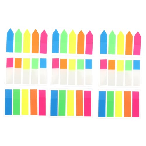 Gatuida 900 Stück Bunte Selbstklebende Notizzettel Klebeetiketten Haftmarker Index Sticker für Schule Büroorganisation Vielseitig Einsetzbar Leicht zu Tragen Langlebig Pet material Gatuida 900 Stück Bunte Selbstklebende Notizzettel Klebeetiketten Haftmarker Index Sticker für Schule Büroorganisation Vielseitig Einsetzbar Leicht zu Tragen Langlebig Pet material von Gatuida