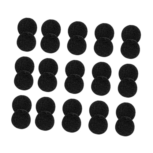 Gatuida 900 Stück Runde Selbstklebende Klettpunkte mit Starkem Montageband Abnehmbare Klettband Dots für Heim Büro Schule und Bastelprojekte Schwarz von Gatuida