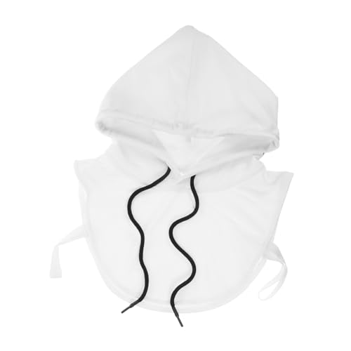 Gatuida Abnehmbarer Fake Kragen mit Kapuze Sweatshirt Halsteil Modisches Damen und Herren Accessoire Vielseitiger Leichter Pullover Einsatz für Schnellen Alltagslook von Gatuida