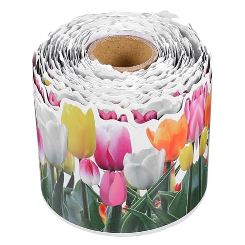 Gatuida Abziehbarer Tulpen Blumen Bordürenaufkleber Selbstklebend Dekorativ für Pinnwand Tafel Party Kindergarten und Büro Flexible Leicht Zuschneidbare Rahmenverzierung Gatuida Abziehbarer Tulpen Blumen Bordürenaufkleber Selbstklebend Dekorativ für Pinnwand Tafel Party Kindergarten und Büro Flexible Leicht Zuschneidbare Rahmenverzierung von Gatuida