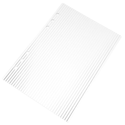 Gatuida Acryl Binder Cover Transparent Robust Schutz für DIY Planer Notizbuch Ringbuch Umschlag Budget Planner Hülle Minimalistisches Design für Journal Organizer von Gatuida