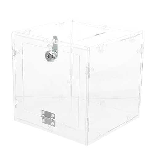 Gatuida Acryl Wahlurne Transparent mit Schloss Klare Spendenbox und Losbox Abschließbarer Behälter für Fundraising Tipp Sammlung und Verlosungen Selbstmontage Gatuida Acryl Wahlurne Transparent mit Schloss Klare Spendenbox und Losbox Abschließbarer Behälter für Fundraising Tipp Sammlung und Verlosungen Selbstmontage von Gatuida