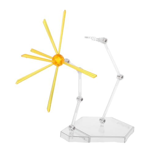 Gatuida Action Figure Display Halter Basis mit Spezialeffekten Präzise Gefertigte Stützbasis für Realistische Szenen Modell Puppenständer Gelber Figurenhalter für Sammler Gatuida Action Figure Display Halter Basis mit Spezialeffekten Präzise Gefertigte Stützbasis für Realistische Szenen Modell Puppenständer Gelber Figurenhalter für Sammler von Gatuida
