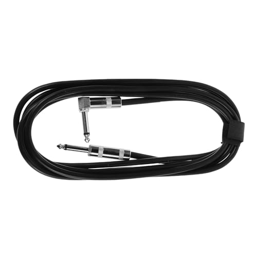 Gatuida Audio Instrumentenkabel für Gitarre Bass Drums mit Abgewinkeltem Stecker Geräuschisoliert Langlebig für Auftritte und Aufnahmen Kompatibel mit Mischpulten und Lautsprechern von Gatuida