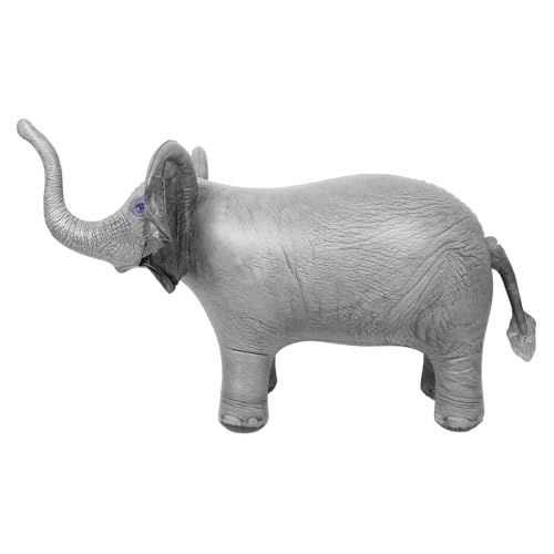 Gatuida Aufblasbares Tiermodell für aufblasbares Tierische Partydekoration Tiermodell für aufblasbare Nutztiere aufblasbare tiere für party PVC Dark Grey von Gatuida