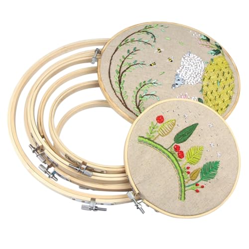 Gatuida Bambus Stickrahmen Kreis Stickrahmen für Kreuzstich und DIY Handwerk für Anfänger und Kreative Projekte Gatuida Bambus Stickrahmen Kreis Stickrahmen für Kreuzstich und DIY Handwerk für Anfänger und Kreative Projekte von Gatuida