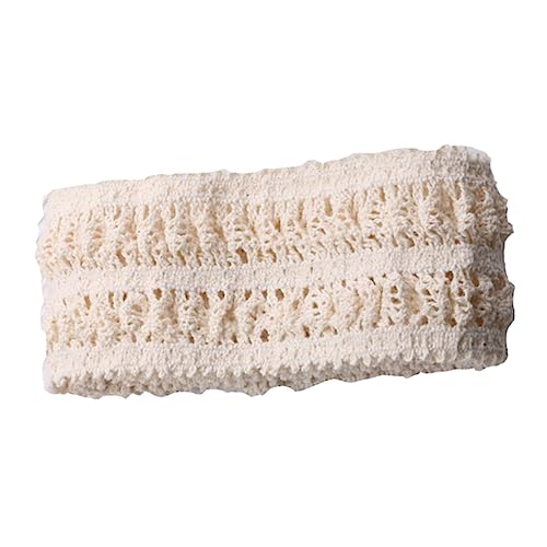Gatuida Beige Baumwollspitzenband DIY Haarschmuck Elastisches Breites Spitzenband für Handgefertigte Haaraccessoires für Dekorationen und Festivals Gatuida Beige Baumwollspitzenband DIY Haarschmuck Elastisches Breites Spitzenband für Handgefertigte Haaraccessoires für Dekorationen und Festivals von Gatuida