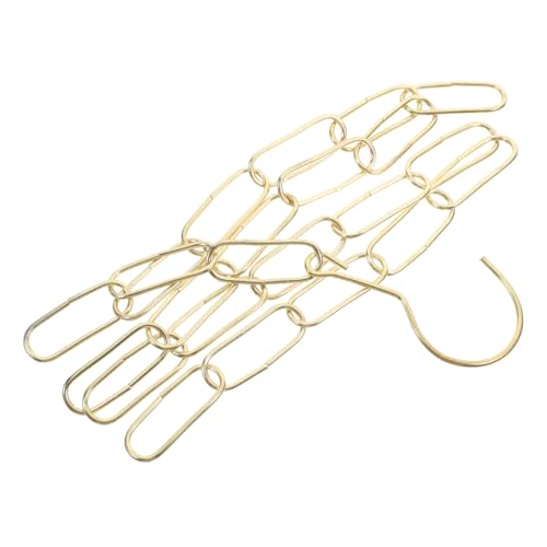 Gatuida Bekleidungspräsentationskette Kette Zum Aufhängen Von Kleidern Schaufenster-kleiderkette Hängende Ketten Kleiderständer Mit Hängender Kette Hängende Kette Mit Haken Eisen Golden von Gatuida