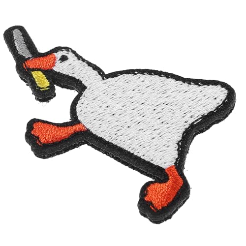 Gatuida Bestickter Gänse Aufnäher zum Aufbügeln Einzigartiges Unregelmäßiges Design Farbenfroher Applique Patch für Kleidung DIY Dekoration und Reparatur Strapazierfähig Modisches Gatuida Bestickter Gänse Aufnäher zum Aufbügeln Einzigartiges Unregelmäßiges Design Farbenfroher Applique Patch für Kleidung DIY Dekoration und Reparatur Strapazierfähig Modisches von Gatuida