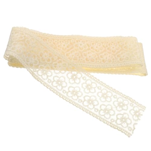 Gatuida Besticktes Spitzenband für DIY Haar Kleidungszubehör Feine Textur Dekoratives Nähmaterial Vielseitig für Handwerk und Haarschmuck Geeignet Gatuida Besticktes Spitzenband für DIY Haar Kleidungszubehör Feine Textur Dekoratives Nähmaterial Vielseitig für Handwerk und Haarschmuck Geeignet von Gatuida