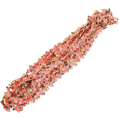 Gatuida Blütenrand Spitzenbesatz Wasserlösliches Blumenband für DIY Kleidung Hochzeitsdeko Tischdecken und Bastelprojekte Yards Blutrot von Gatuida