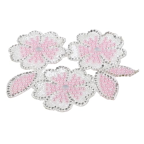 Gatuida Blumenform Strass Applikation DIY Patch für Kleidung Bügelanwendung zur Verschönerung von Kleidungsstücken und Accessoires von Gatuida