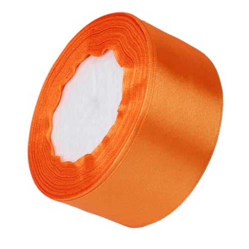Gatuida Breites Satinband Geschenkband Lang Satin Schleifenband für Geschenkverpackung DIY Dekoration Hochzeit Geburtstag Fest Zubehör Orange Gatuida Breites Satinband Geschenkband Lang Satin Schleifenband für Geschenkverpackung DIY Dekoration Hochzeit Geburtstag Fest Zubehör Orange von Gatuida