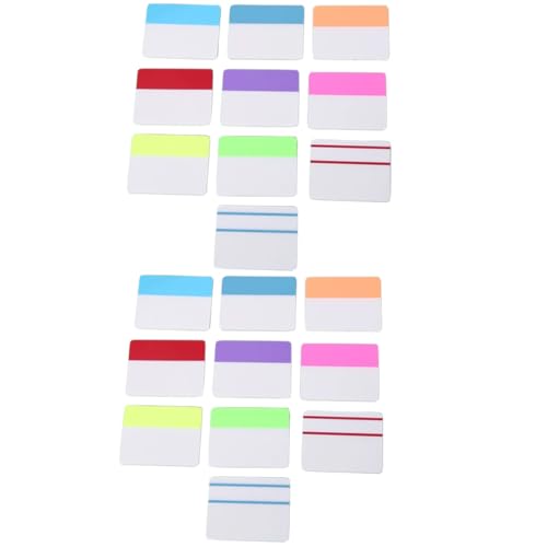 Gatuida Buchregisterkarten Selbstklebend Transparente Farbige Index Tabs für Notizen für Dokumente Lesezeichen und Einfache Handhabung im Büro oder Schule von Gatuida