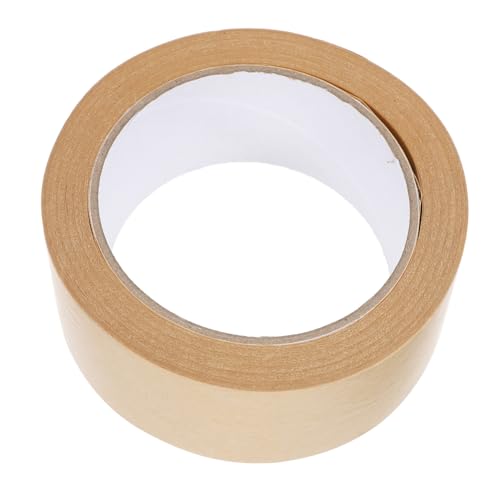 Gatuida Büffelpapierband Abdeckband Wickelband Plakatband klebrig Wasser Packpapier klebeband zubehör Papierversandband Packband aus Kraft Kraftpapier Packband aus braunem Papier von Gatuida