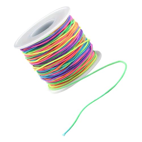 Gatuida Bunte Elastische Schnur DIY Armbandschnur Schmuck Perlenschnur DIY Seile Schmuckschnur DIY Halskettenschnüre Schmuck Perlenfaden Armbandherstellung Seil Bastelschnur von Gatuida