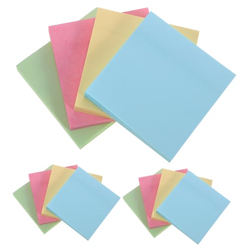 Gatuida Bunte Haftnotizen Dickes Papier Beidseitig Beschreibbar Selbstklebende Memo Pads für Büro Schule Zuhause Praktische Klebezettel zum Notieren und Erinnern Gatuida Bunte Haftnotizen Dickes Papier Beidseitig Beschreibbar Selbstklebende Memo Pads für Büro Schule Zuhause Praktische Klebezettel zum Notieren und Erinnern von Gatuida