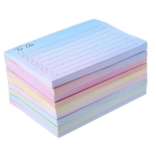Gatuida Bunte Haftnotizen pro Block Selbstklebende Memo Sticker in Sanften Farbverläufen Praktische Büro und Lernnotizen Wiederablösbar und Rückstandsfrei für Schule und Zuhause Gatuida Bunte Haftnotizen pro Block Selbstklebende Memo Sticker in Sanften Farbverläufen Praktische Büro und Lernnotizen Wiederablösbar und Rückstandsfrei für Schule und Zuhause von Gatuida