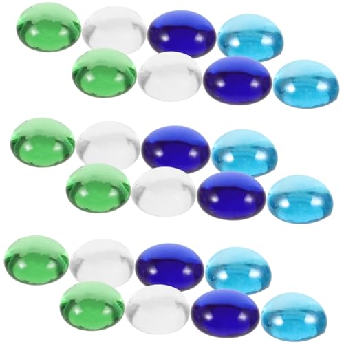 Gatuida Bunte Kleine Flache Glasperlen für Aquarium Landschaft Dekoration Ungiftig Wiederverwendbar Vielseitig für Pflanzen Vasen und Gartendeko Gatuida Bunte Kleine Flache Glasperlen für Aquarium Landschaft Dekoration Ungiftig Wiederverwendbar Vielseitig für Pflanzen Vasen und Gartendeko von Gatuida