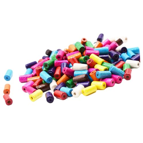 Gatuida Bunte Zylindrische Holzperlen DIY Spacer Beads Für Schmuckherstellung Kreative Bastelperlen Mix Für Heimdeko Gatuida Bunte Zylindrische Holzperlen DIY Spacer Beads Für Schmuckherstellung Kreative Bastelperlen Mix Für Heimdeko von Gatuida