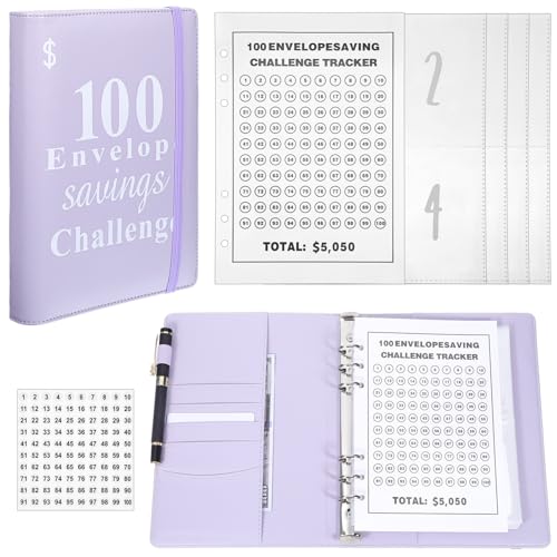 Gatuida Challenge Buch mit Umschlägen Budgetordner und Geldorganisator Planer zur Verfolgung von Ersparnissen für Geldsparen Herausforderungen und Persönliche Gatuida Challenge Buch mit Umschlägen Budgetordner und Geldorganisator Planer zur Verfolgung von Ersparnissen für Geldsparen Herausforderungen und Persönliche von Gatuida