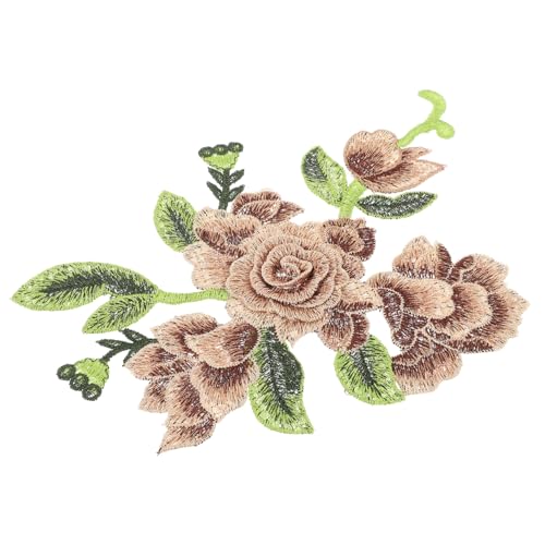 Gatuida Chic Floral Element Stickerei Aufnäher Ersetzbarkeit für Kleidung Diy Applikation Taschen Kleider Schuhe und Bastelprojekte von Gatuida