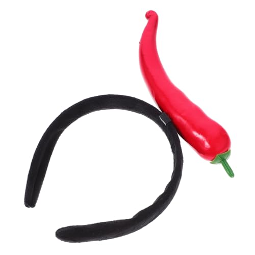 Gatuida Chili Stirnband Lustiger Haarreifen Für Erwachsene Dekoratives Party Haarband Für Festivals Und Cartoon Haaraccessoire Mit Pfeffer Gatuida Chili Stirnband Lustiger Haarreifen Für Erwachsene Dekoratives Party Haarband Für Festivals Und Cartoon Haaraccessoire Mit Pfeffer von Gatuida