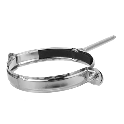 Gatuida Chimney Fixing Ring Clamp Robuste Metallhalterung für Kaminrohre Fixierhilfe für Öfen und Abgasanlagen Hitzebeständig und Stabil für Verschiedene Kamin und Ofenmodelle von Gatuida