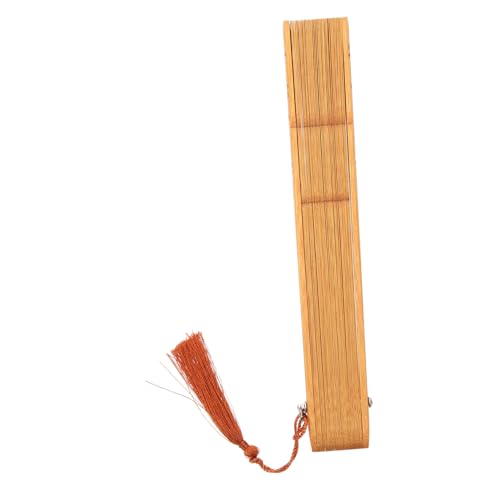 Gatuida Chinesischer Faltfächer Leicht Langlebig Handgefertigt Vintage Stil mit Quaste für Frauen Hochzeit Party Tanz Requisiten und Dekoration Gatuida Chinesischer Faltfächer Leicht Langlebig Handgefertigt Vintage Stil mit Quaste für Frauen Hochzeit Party Tanz Requisiten und Dekoration von Gatuida