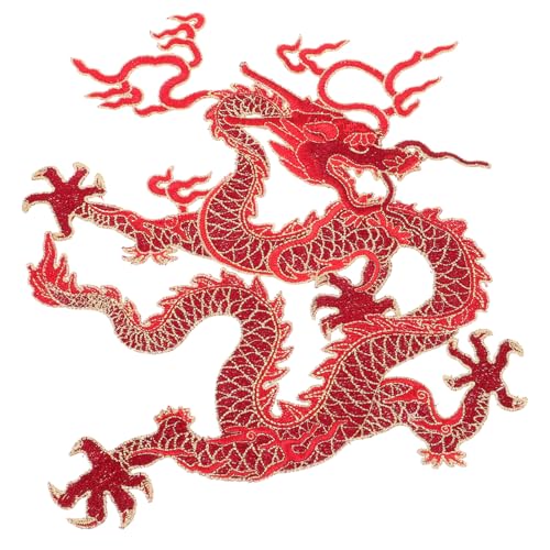 Gatuida DIY Bügelpatch Dragon Rote Bestickte Stoffapplikation für Kleidung Taschen Mehr zum Verzieren und Reparieren Mehrzweck Design für Heim und Schneiderbedarf Gatuida DIY Bügelpatch Dragon Rote Bestickte Stoffapplikation für Kleidung Taschen Mehr zum Verzieren und Reparieren Mehrzweck Design für Heim und Schneiderbedarf von Gatuida