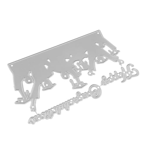 Gatuida DIY Graduation Metal Cutting Die Wiederstandsfähige Stanzform für Karten Carbonstahl für Scrapbooking und Bastelprojekte von Gatuida