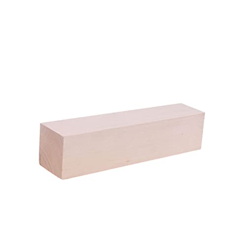 Gatuida DIY Handgefertigter Buchenholzblock für Bastelprojekte Naturfarbener für Kreative Handwerke und Dekoration von Gatuida