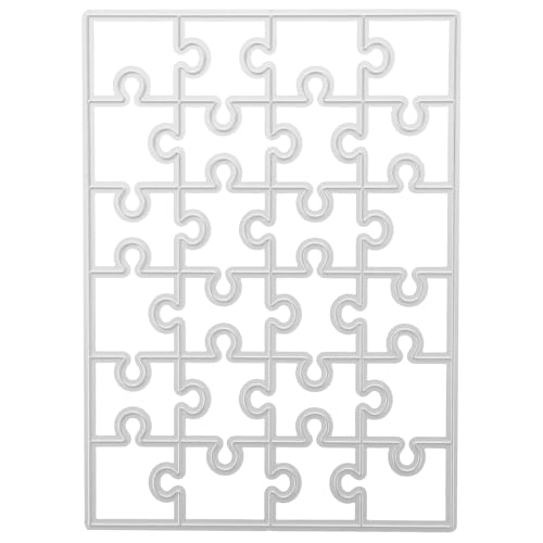 Gatuida DIY Rechteckrahmen Prägeschablonen Metall Puzzle Stanzformen zum Scrapbooking, Kartenbasteln und Dekorieren – Ideal für Fest- und Partydekorationen Gatuida DIY Rechteckrahmen Prägeschablonen Metall Puzzle Stanzformen zum Scrapbooking, Kartenbasteln und Dekorieren – Ideal für Fest- und Partydekorationen von Gatuida