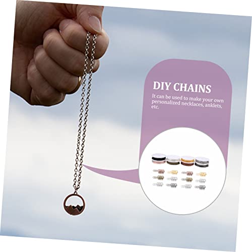 Gatuida DIY Schmuckherstellung Farbige Flache Kreuzketten mit Langlebigen Hummer Verschlüssen und Verbindungsringen Robuste Schmuckketten für Halsketten und Armbänder zum Selbermachen Gatuida DIY Schmuckherstellung Farbige Flache Kreuzketten mit Langlebigen Hummer Verschlüssen und Verbindungsringen Robuste Schmuckketten für Halsketten und Armbänder zum Selbermachen von Gatuida