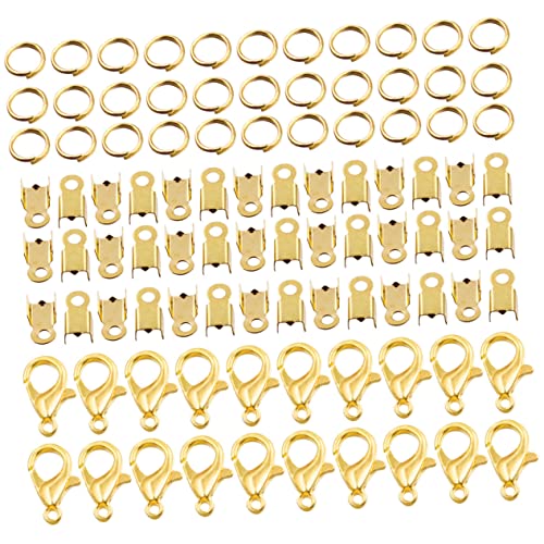 Gatuida DIY Schmuckzubehör Set Teiliges Set mit Karabinerverschlüssen Quetschperlen und Biegeringen für Schmuckherstellung für und Armbänder Gatuida DIY Schmuckzubehör Set Teiliges Set mit Karabinerverschlüssen Quetschperlen und Biegeringen für Schmuckherstellung für und Armbänder von Gatuida