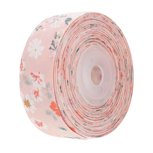 Gatuida Dekoband Breit Doppelseitiges Chiffon Geschenkband mit Blumenmuster Vielseitiges Band für Geschenkverpackung Haar und Partydekoration Reißfest Farbecht DIY Geeignet von Gatuida