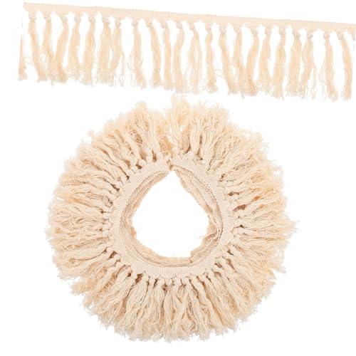 Gatuida Dekorativer Quastensaum für Vorhänge Verschleißfester Spitzenbesatz für Decken und Kleidung für Diy Projekte und Stilvolle Wohnaccessoires Gatuida Dekorativer Quastensaum für Vorhänge Verschleißfester Spitzenbesatz für Decken und Kleidung für Diy Projekte und Stilvolle Wohnaccessoires von Gatuida