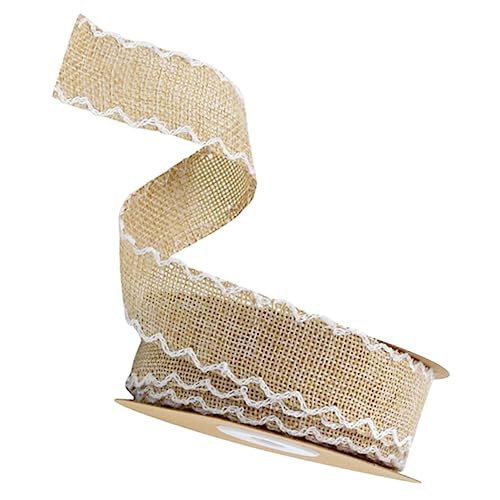 Gatuida Dekoratives Leinenband Yards Wellenrand Verpackungsband für Diy Blumenarrangements und Festlichkeiten für Gartenpartys und Hochzeiten Beige Gatuida Dekoratives Leinenband Yards Wellenrand Verpackungsband für Diy Blumenarrangements und Festlichkeiten für Gartenpartys und Hochzeiten Beige von Gatuida