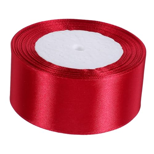Gatuida Dekoratives Satinband Weinrot Breites Geschenkband für Hochzeiten Bastelprojekte und Festtagsdekorationen Diy Ribbon für Arrangements und Geschenkverpackungen Gatuida Dekoratives Satinband Weinrot Breites Geschenkband für Hochzeiten Bastelprojekte und Festtagsdekorationen Diy Ribbon für Arrangements und Geschenkverpackungen von Gatuida