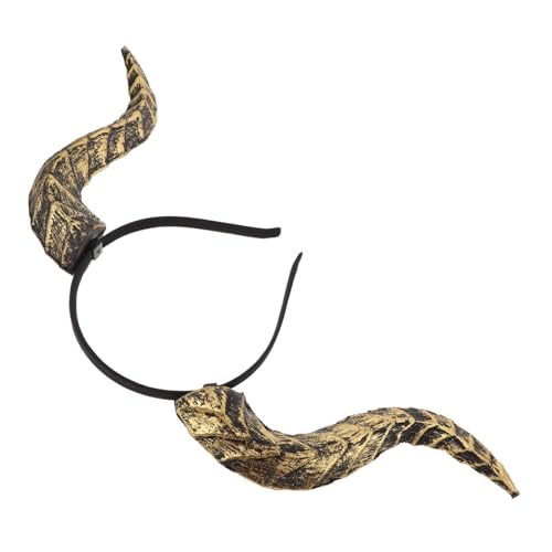 Gatuida Detachable Halloween Teufel Horn Stirnband Verstellbares Gothic Dämonen Kopfschmuck Accessoire für Party Kostüme Einfaches Tragen Vielseitig für Karneval Cosplay von Gatuida