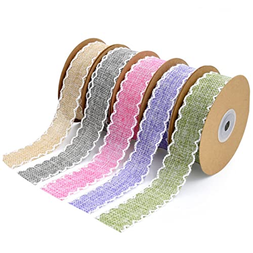 Gatuida Diy Dekorationsband für Wellenrand Verpackungsband Lila für Partys Hochzeiten und Bastelprojekte Wiederverwendbar und Anpassbar von Gatuida