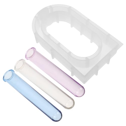 Gatuida Diy Pflanzenvase Silikonform für Hydroponik Epoxidharz Gießform mit Testrohren für Kreative Deko Projekte und Pflanzenzucht von Gatuida