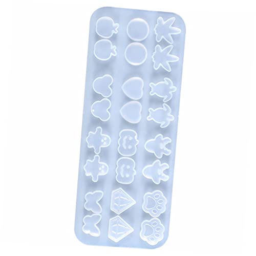 Gatuida Diy Silikonform für Ohrringe Epoxidharz Gießform Wiederverwendbar Antihaftbeschichtet Einfach zu Reinigen Geeignet für Einzigartige Ohrstecker und Anhänger für Bastelliebhaber und von Gatuida