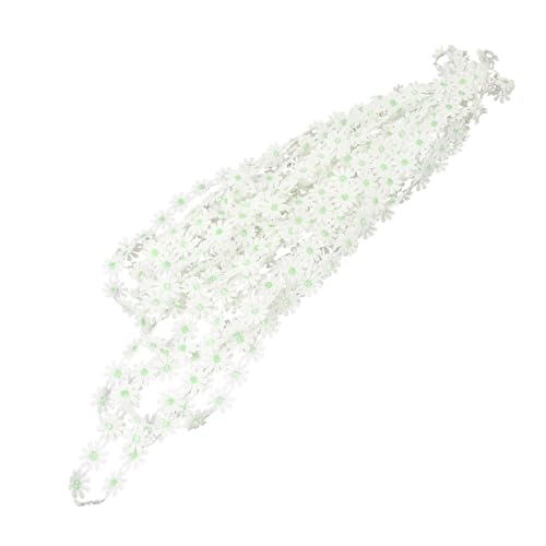 Gatuida Diy Spitzenband mit Gänseblümchenmuster Yards Bestickte Borte für Handwerk Nähzubehör für Hochzeitsdekoration Kleidung und Accessoires Leicht Anzuwenden und Vielseitig Einsetzbar von Gatuida