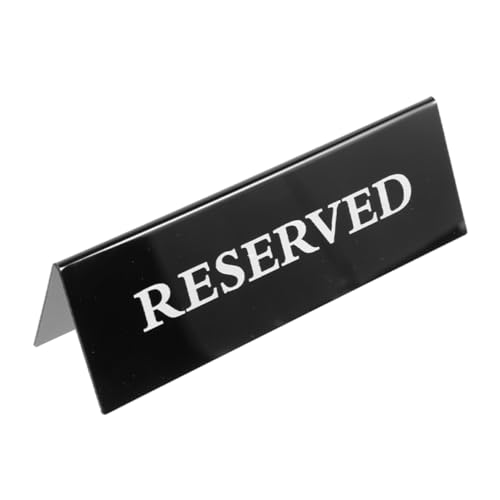 Gatuida Dreieckige Karte Reserviert Schild Hochzeit Tischschilder Hochzeit Tischdekoration Stuhlschilder Sitzplatzschild Reserviert Zeltschild Reserviert Tischschild Hochzeitsgangschilder von Gatuida